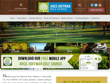 Tablet Screenshot of golfancilhoffman.com